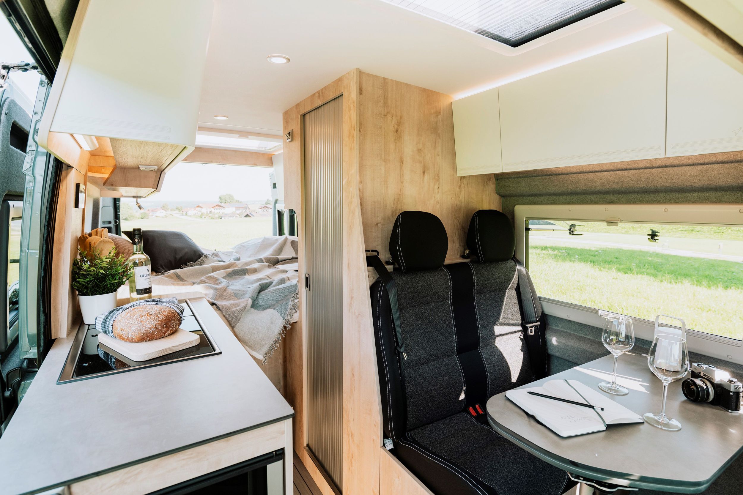 zu sehen ist das Interieur des Clever Vans SPIRIT