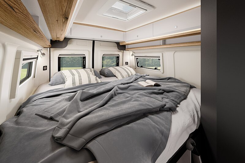 PRESTIGE VAN 640 ET, Schlafplatz 
