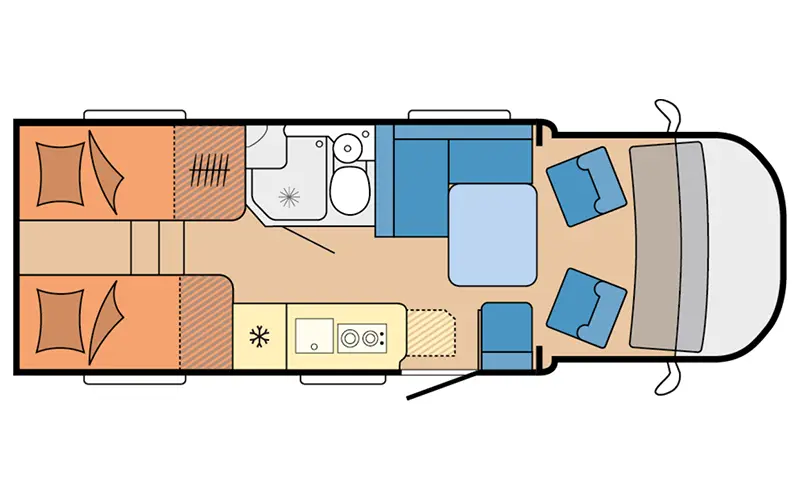 Prestige 710 GE Grundriss