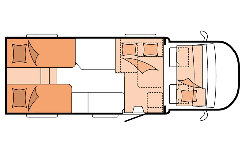 Prestige 710 GE Grundriss