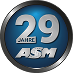 27 Jahre ASM Logo
